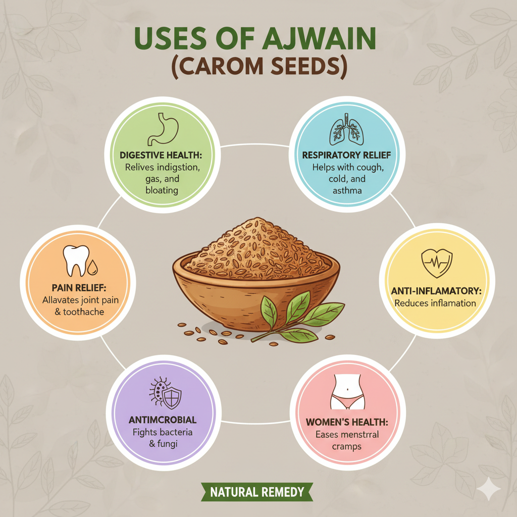 PORGY Ajwain Seeds – 100g Pure and aromatic carom seeds for natural digestive support