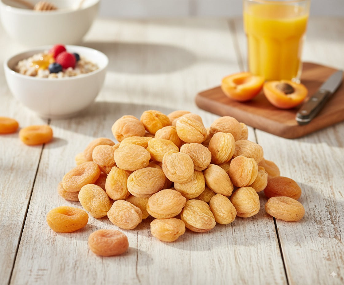 PORGY Dried Apricots – 250g Premium handpicked apricots that are naturally sweet and soft