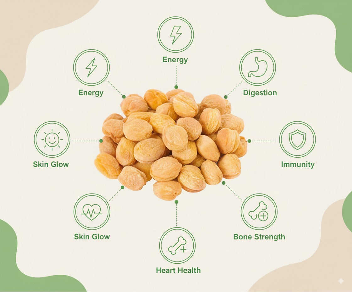 PORGY Dried Apricots – 250g Premium handpicked apricots that are naturally sweet and soft