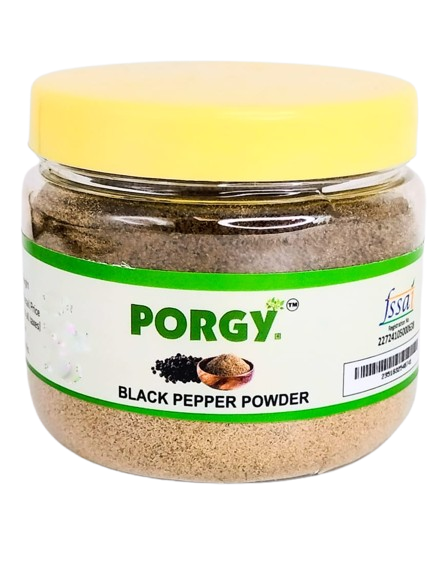 PORGY Black Pepper Powder – 50g Freshly ground and aromatic kali mirch