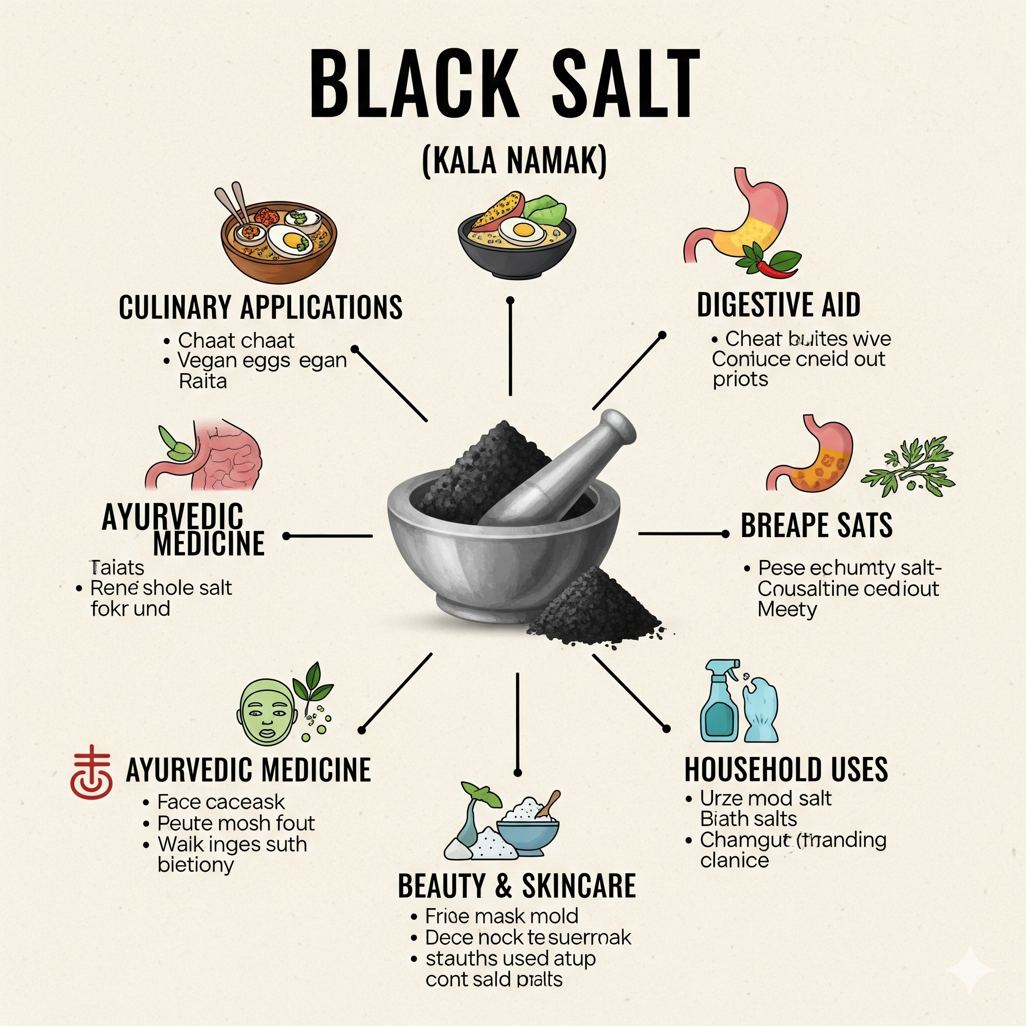 PORGY Black Salt Powder – 200g Tangy and aromatic kala namak for chaat, raita, salads and drinks