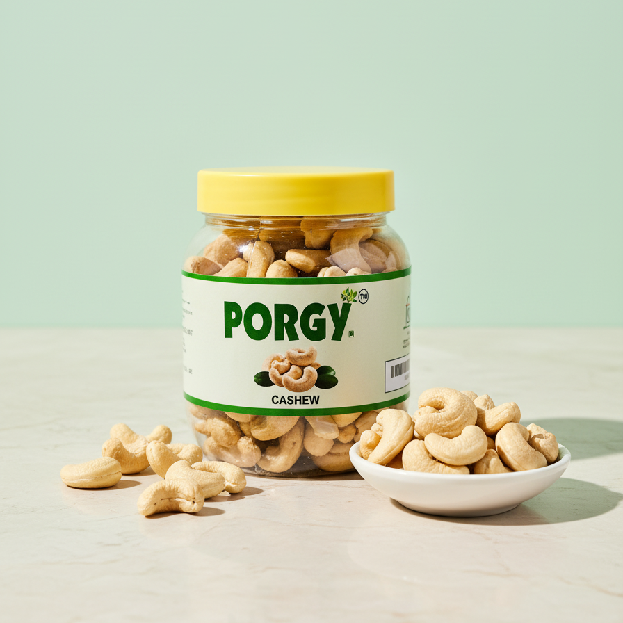 PORGY - Nut Combo 1 KG – Cashew 250g, Almond 250g, Pista 200g & Raisin 300g