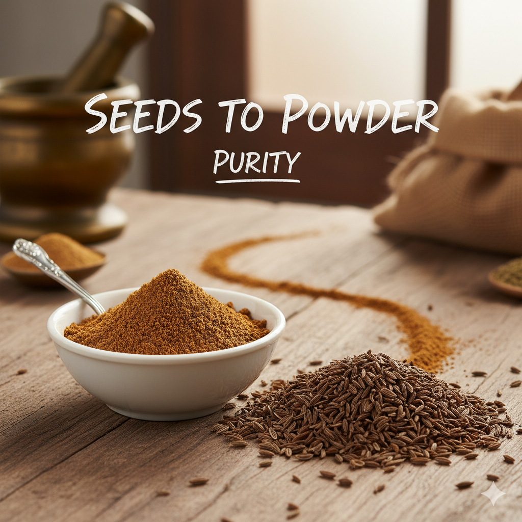 PORGY Cumin Powder – 100g Aromatic jeera for curries, dals, spice mixes and raitas