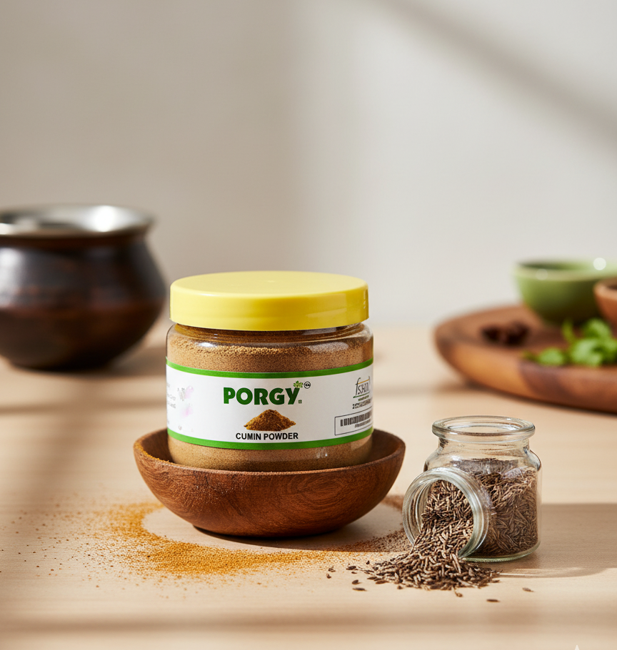 PORGY Cumin Powder – 100g Aromatic jeera for curries, dals, spice mixes and raitas