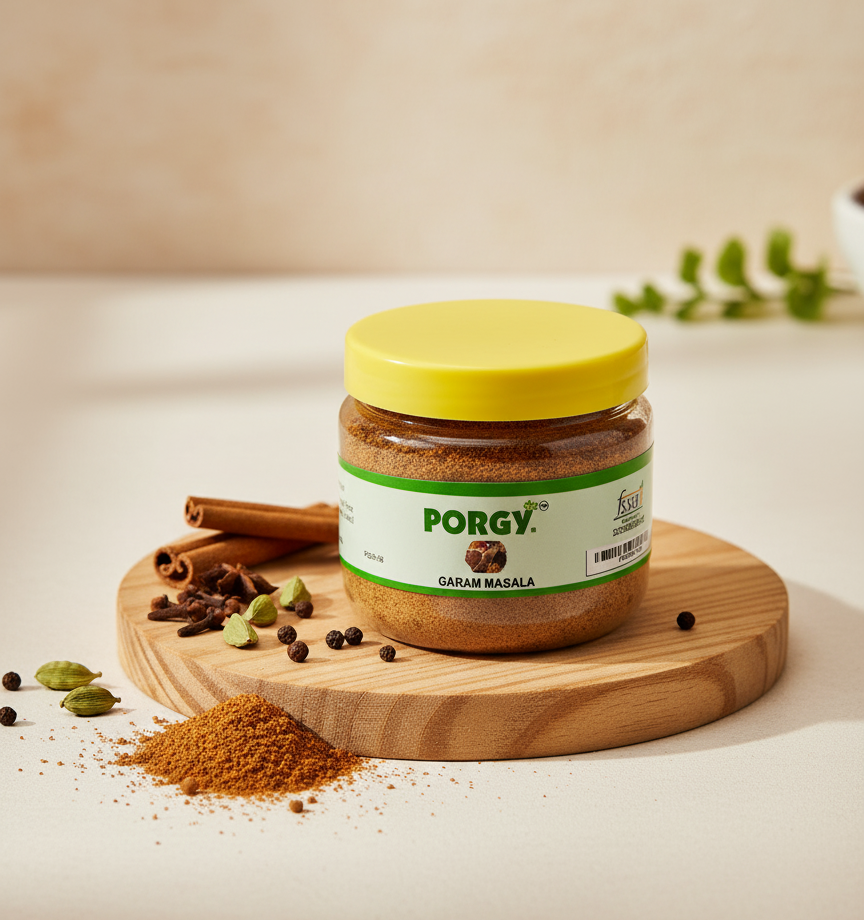 PORGY Triple Spice Combo – 300g Biryani Masala, Kitchen Masala, Garam Masala