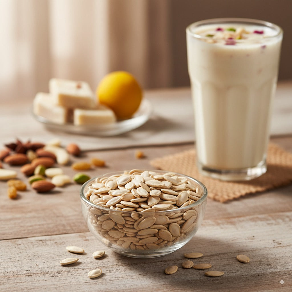 PORGY Kharbuja Seeds – 100g Protein, fiber and healthy fat rich seeds for sweets