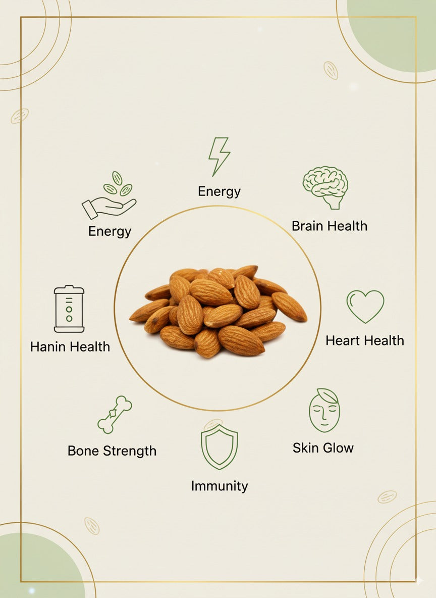 PORGY Mamra Almonds – 250g Premium grade almonds