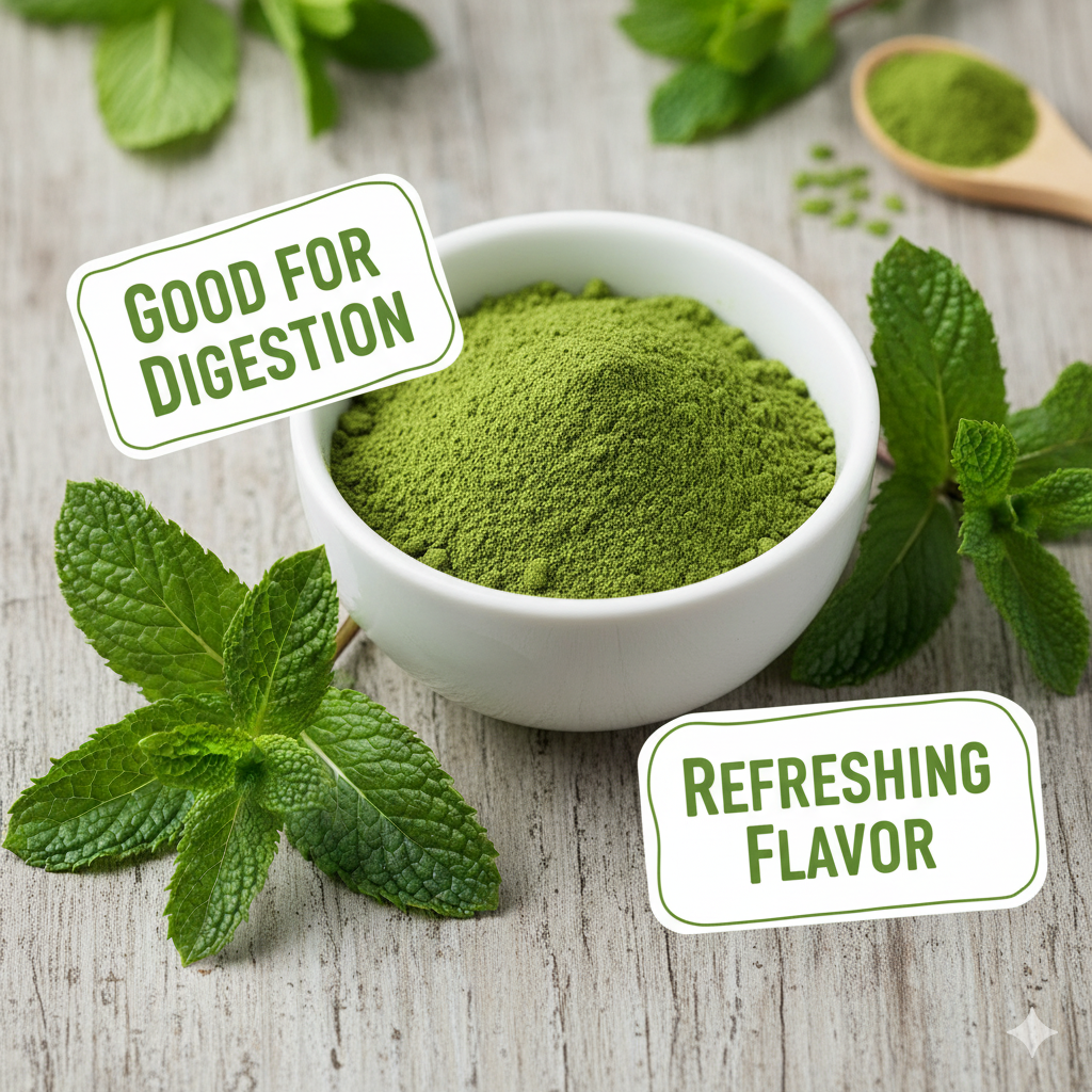 PORGY Mint Powder – 100g Fresh and aromatic blend for raitas, chutneys