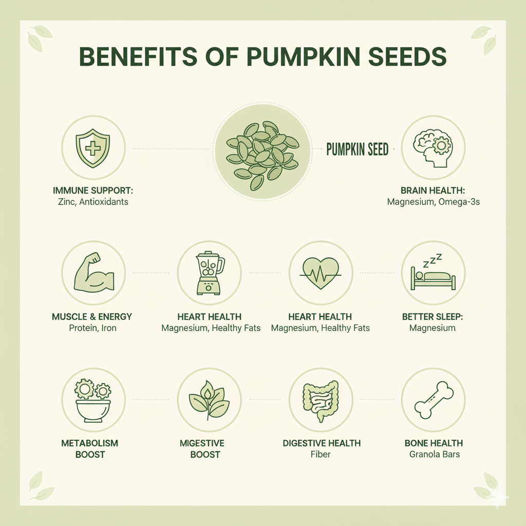 PORGY Pumpkin Seeds – 250g Protein, magnesium and zinc rich seeds