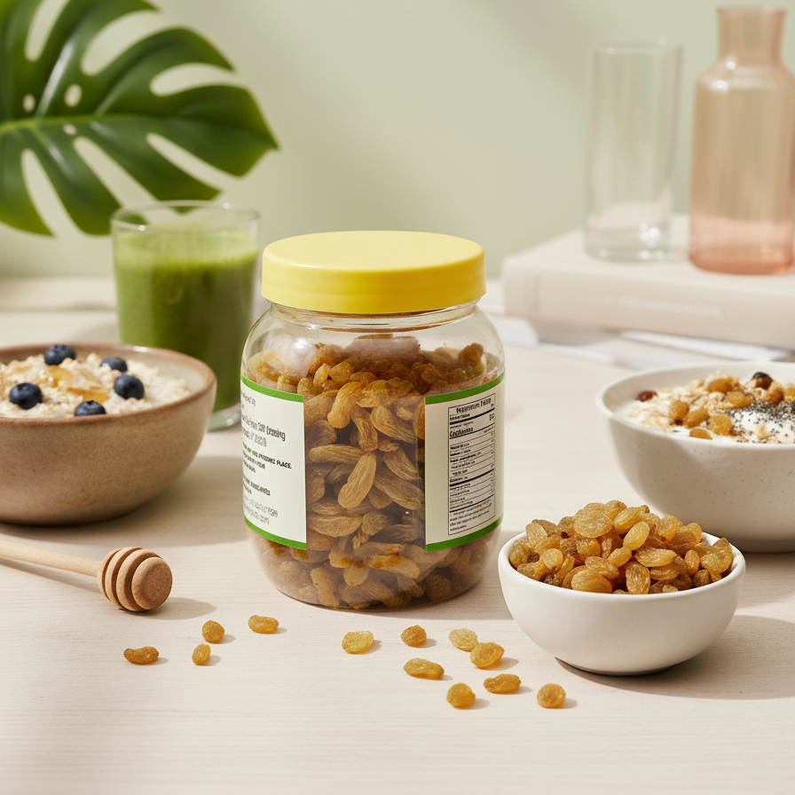 PORGY Dried Long Raisins – 300g Naturally sweet, handpicked raisins