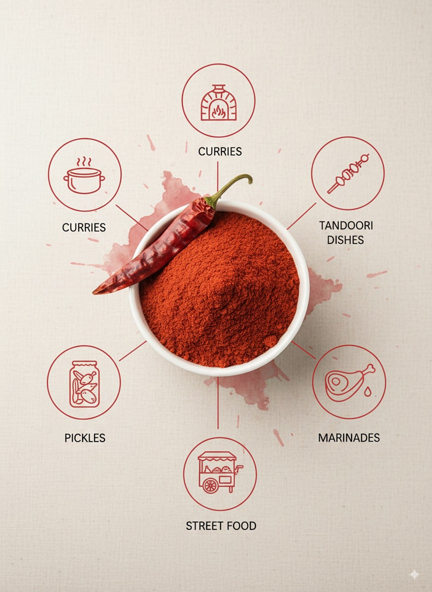 PORGY Red Chilli Kuta – 250g Coarse ground chilli for pickles, chutneys and tadka