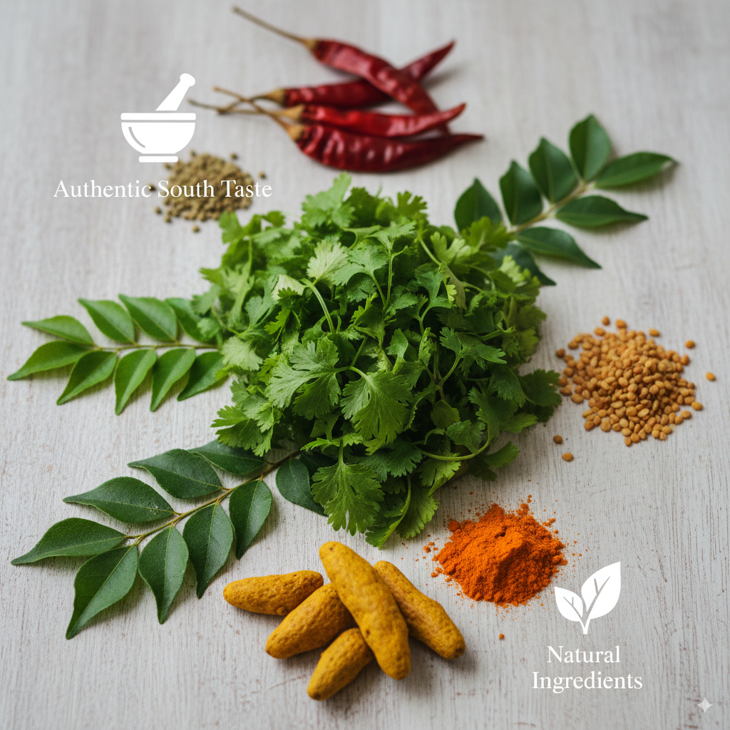 PORGY Sambhar Masala – 100g Authentic South Indian blend for idli, dosa and rice