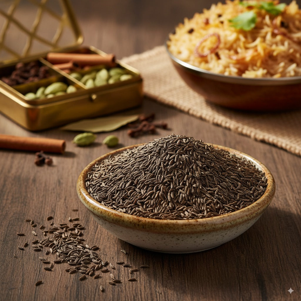 PORGY Shah Jeera – 50g Aromatic caraway seeds for curries, biryani and spice blends