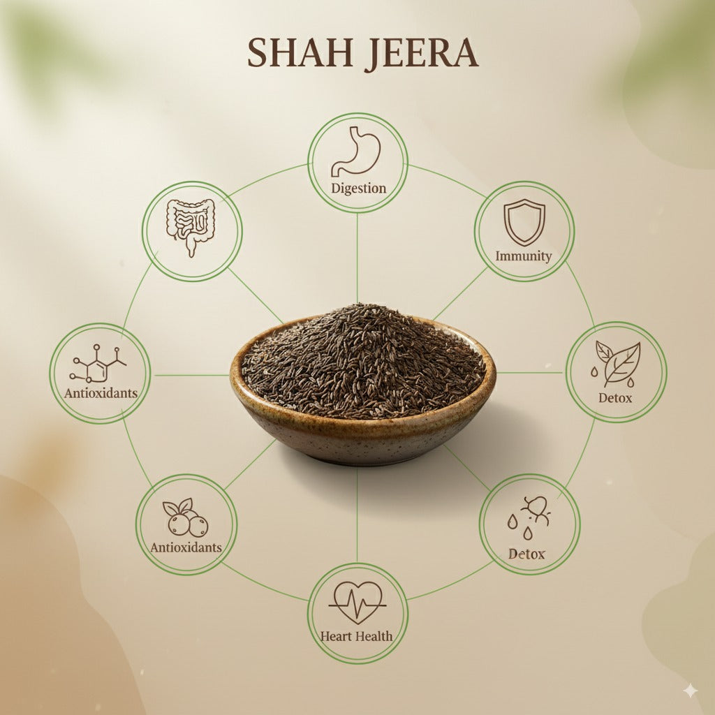 PORGY Shah Jeera – 50g Aromatic caraway seeds for curries, biryani and spice blends