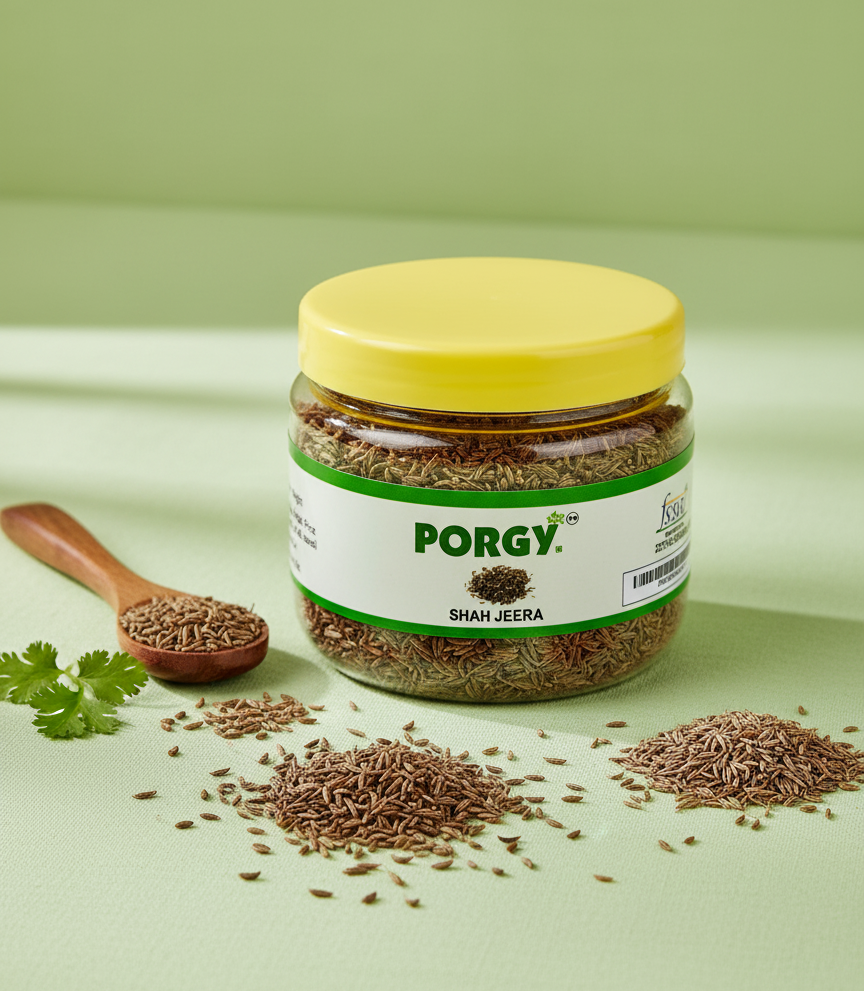PORGY Shah Jeera – 50g Aromatic caraway seeds for curries, biryani and spice blends