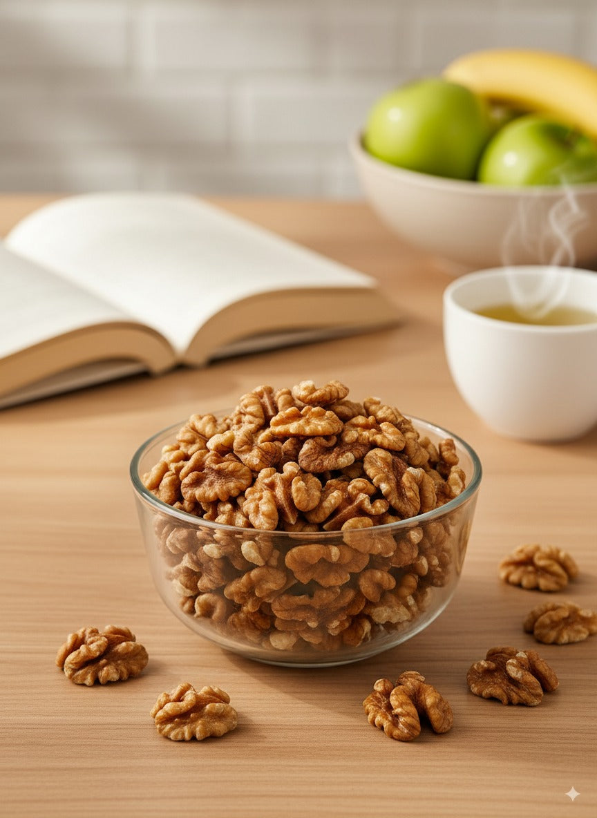 PORGY Walnut Kernels – 200g Premium Grade Walnuts Sealed