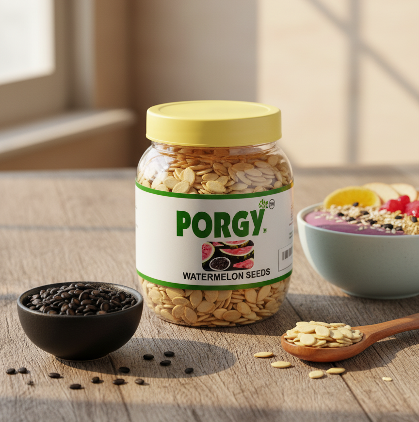 PORGY - Seed Combo 750 G – Pumpkin 250g, Sunflower 250g & Watermelon 250g