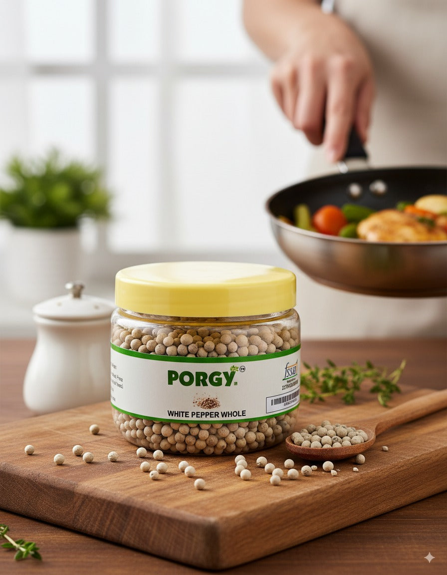 PORGY Spice Combo – 370g Fennel, Ajwain, White Pepper, Poppy Seeds