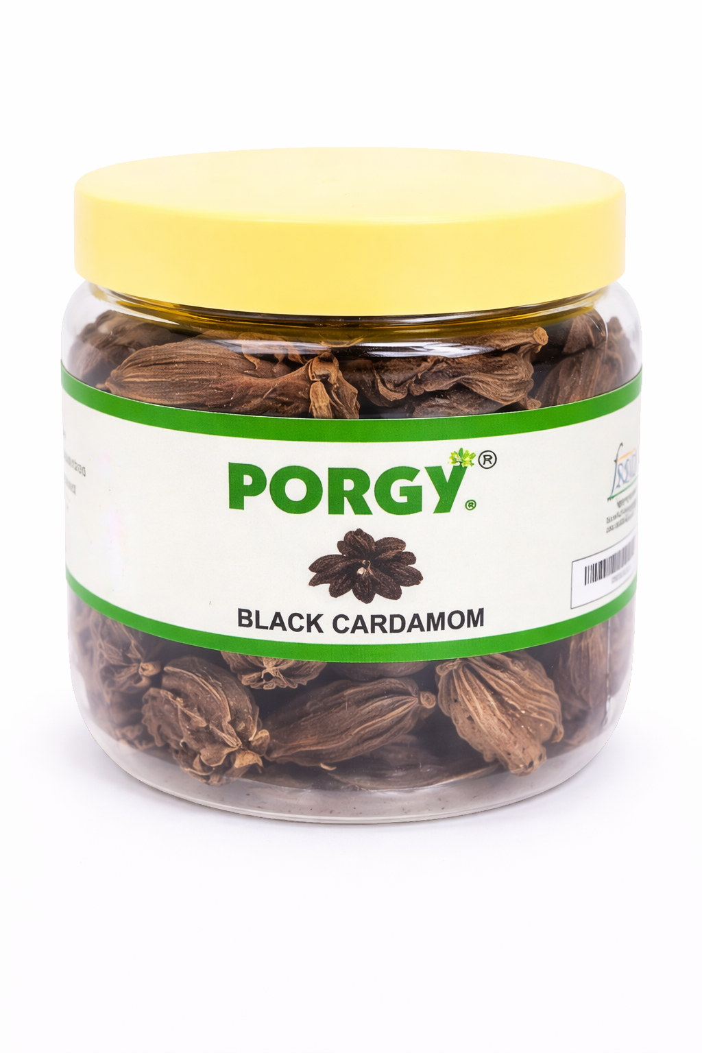PORGY Black Cardamom Whole – 50g Premium smoky badi elaichi