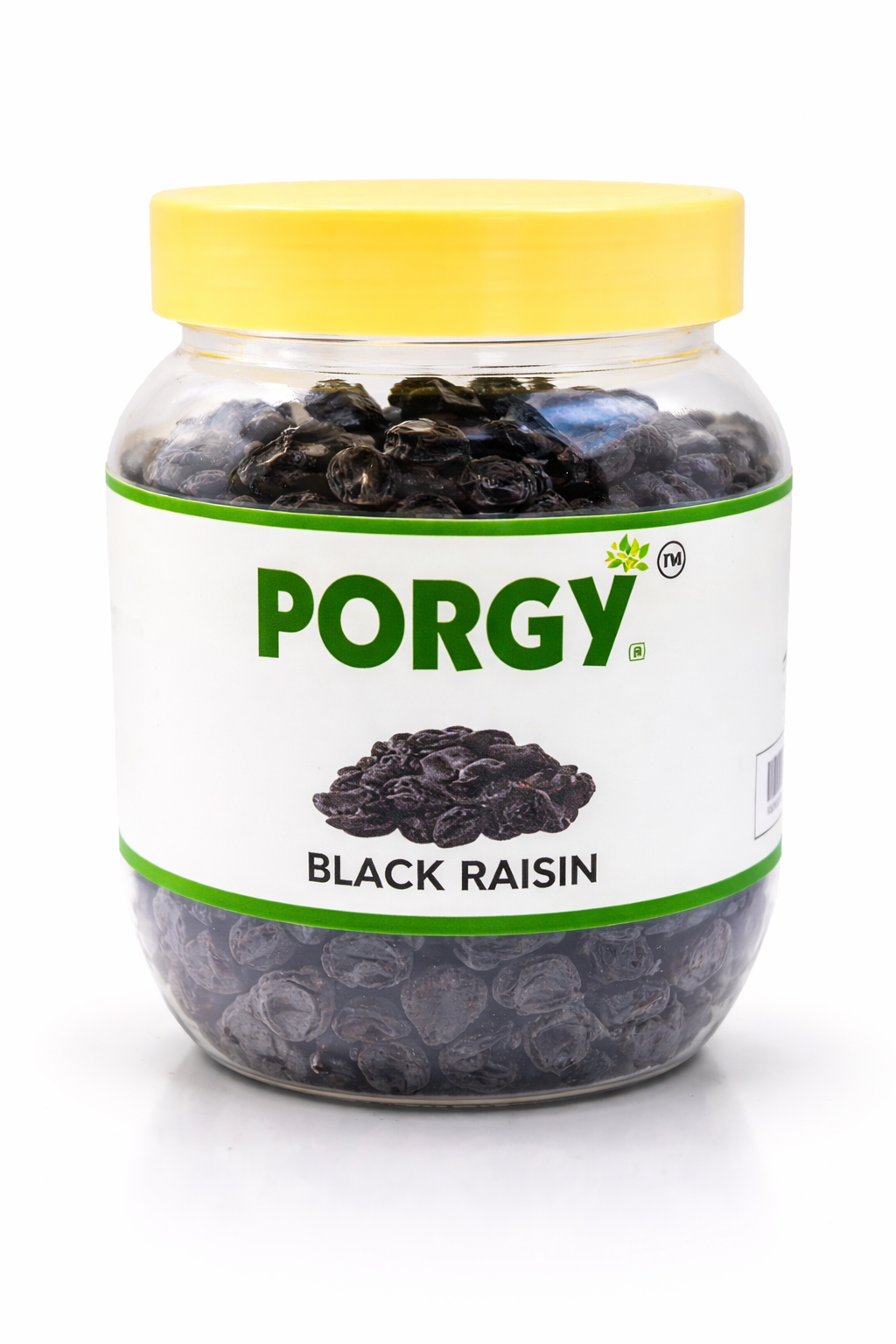 PORGY Black Raisins – 250g Premium handpicked raisins with natural sweetness