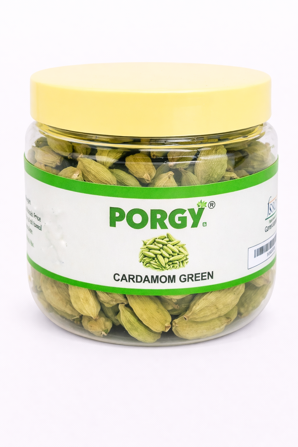PORGY Green Cardamom – 50g Premium whole elaichi pods with natural aromatic flavor